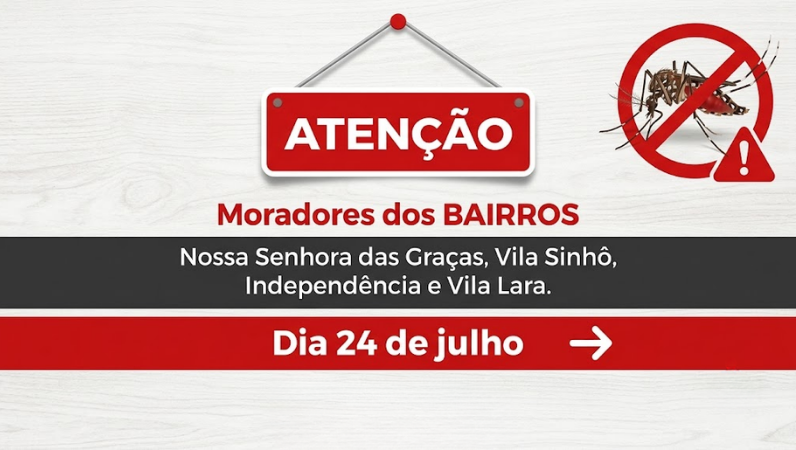 Mutirão contra a dengue chega a quatro bairros de Pará de Minas e reforça prevenção antes do período chuvoso